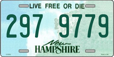 NH license plate 2979779