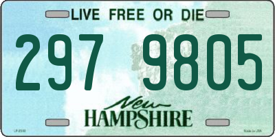 NH license plate 2979805