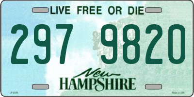 NH license plate 2979820