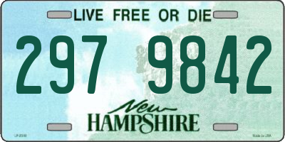 NH license plate 2979842