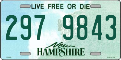 NH license plate 2979843