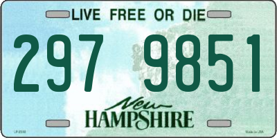 NH license plate 2979851