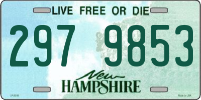 NH license plate 2979853