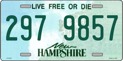 NH license plate 2979857