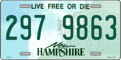 NH license plate 2979863