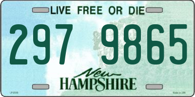 NH license plate 2979865
