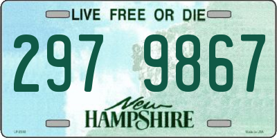 NH license plate 2979867