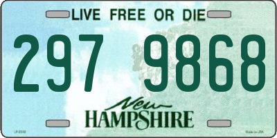 NH license plate 2979868