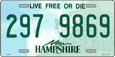 NH license plate 2979869
