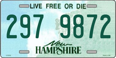 NH license plate 2979872