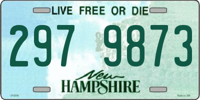 NH license plate 2979873