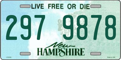 NH license plate 2979878