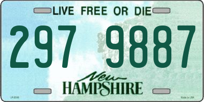NH license plate 2979887