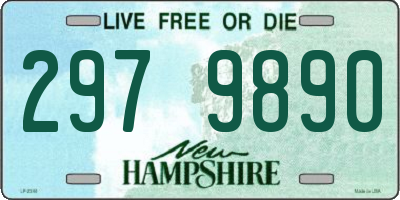 NH license plate 2979890