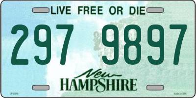 NH license plate 2979897