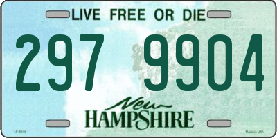 NH license plate 2979904
