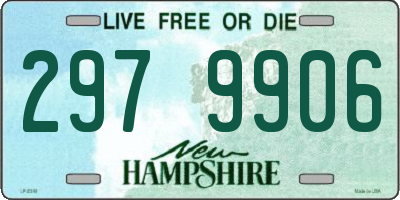 NH license plate 2979906