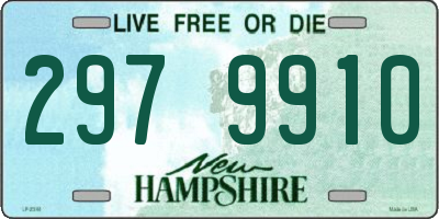 NH license plate 2979910