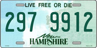 NH license plate 2979912