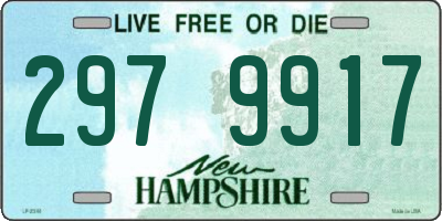NH license plate 2979917