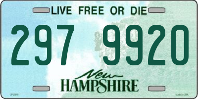 NH license plate 2979920