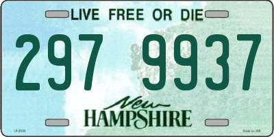 NH license plate 2979937