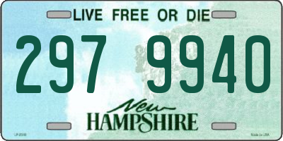 NH license plate 2979940