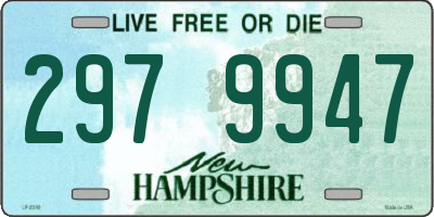 NH license plate 2979947