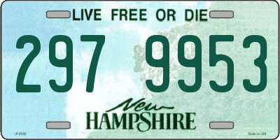 NH license plate 2979953