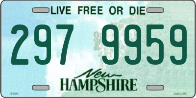 NH license plate 2979959