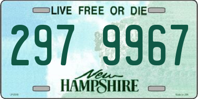 NH license plate 2979967