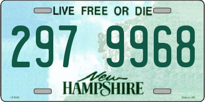 NH license plate 2979968