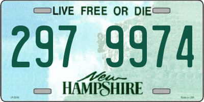 NH license plate 2979974
