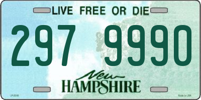 NH license plate 2979990