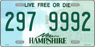 NH license plate 2979992