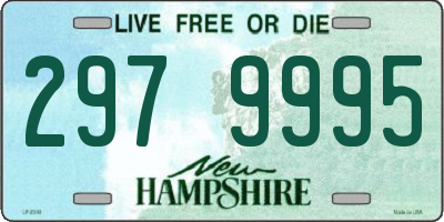 NH license plate 2979995