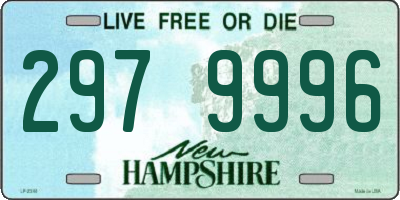 NH license plate 2979996