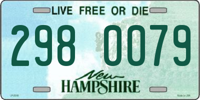 NH license plate 2980079