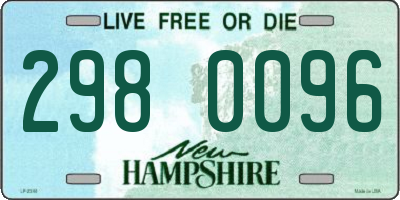 NH license plate 2980096