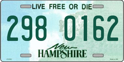 NH license plate 2980162