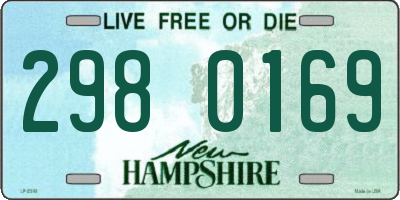NH license plate 2980169