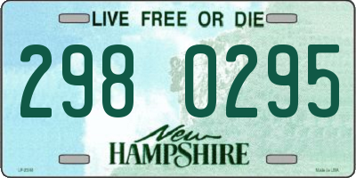 NH license plate 2980295