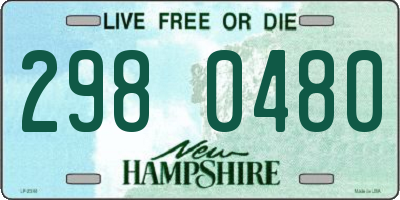 NH license plate 2980480