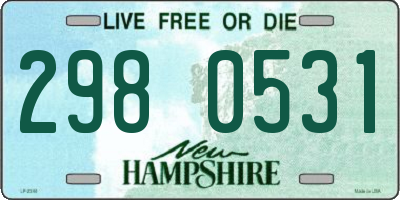 NH license plate 2980531