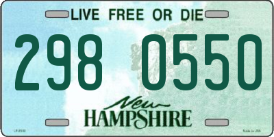 NH license plate 2980550