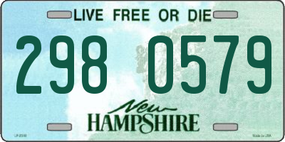 NH license plate 2980579