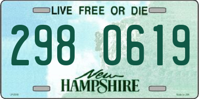 NH license plate 2980619