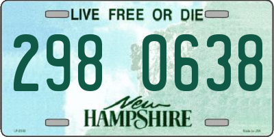 NH license plate 2980638