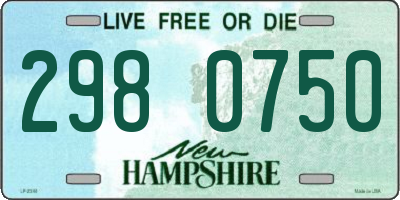 NH license plate 2980750