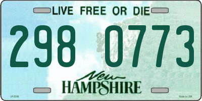 NH license plate 2980773